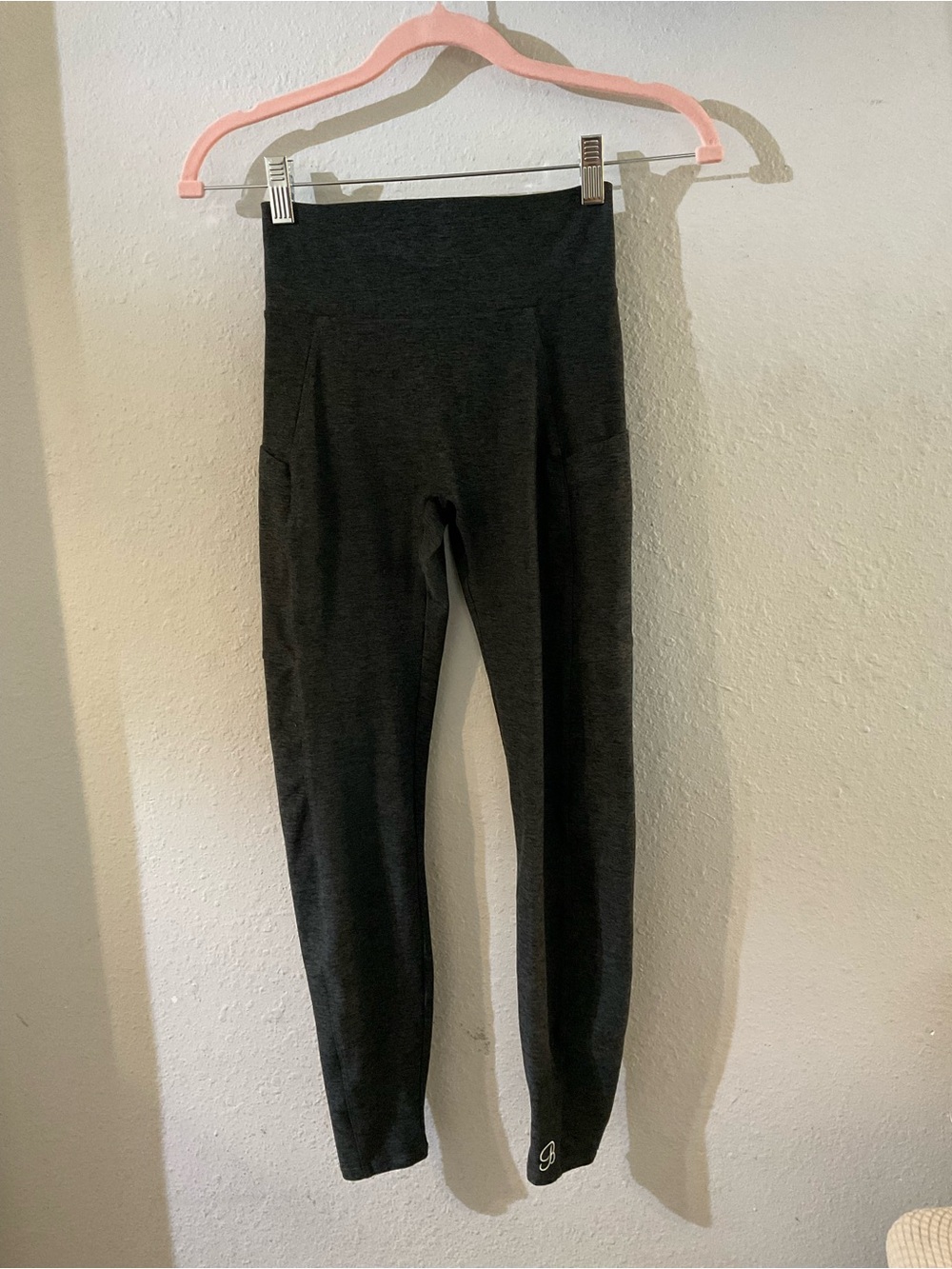 Bombshell Sportswear Charcoal High-Waist Leggings and Matching Sportsbra